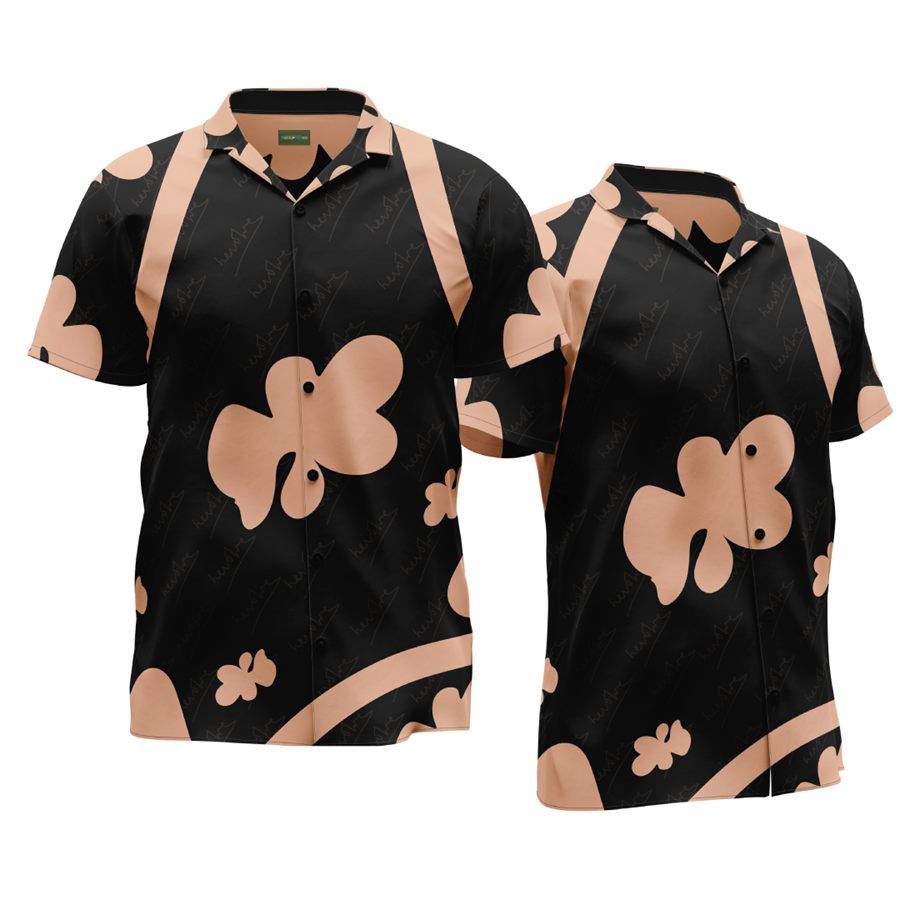HEvolve Foundation signature tee in brown with heritage floral print