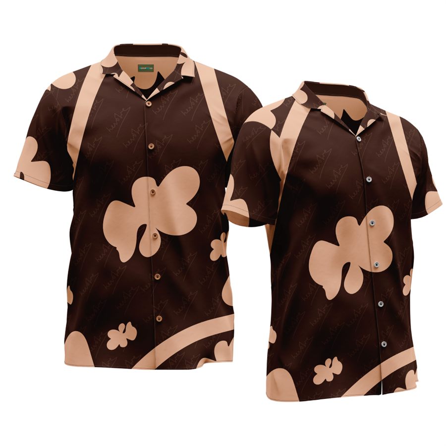 HEvolve Foundation signature tee — front and back of the brown colourway