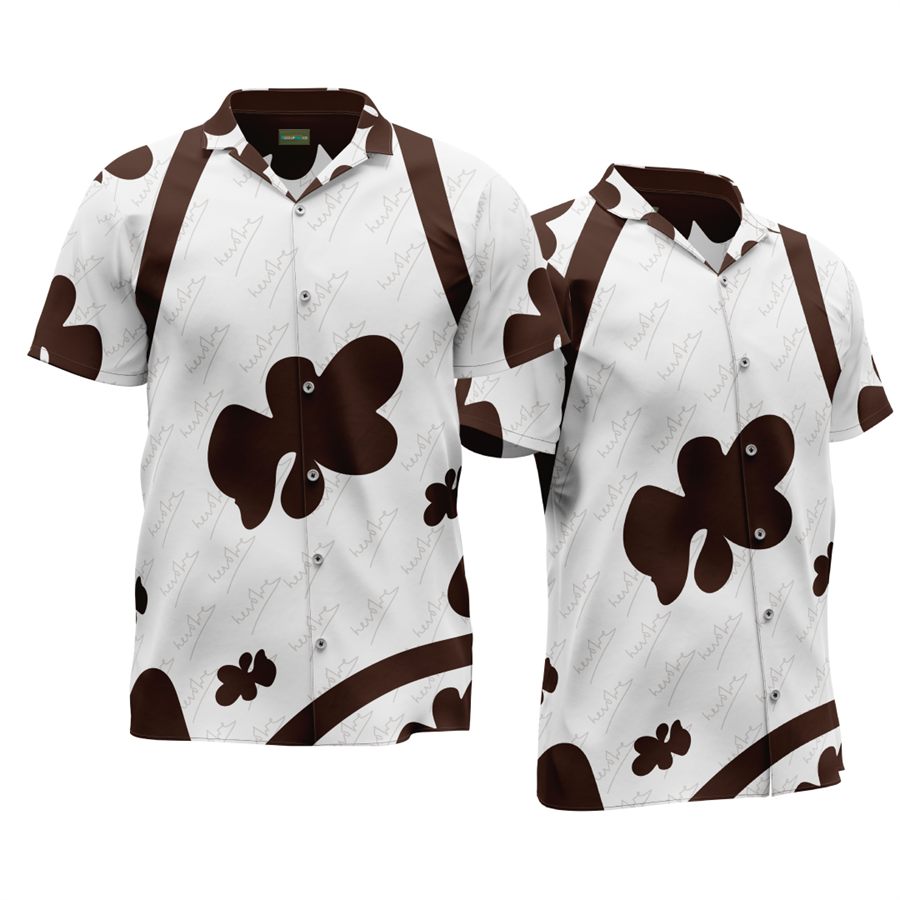 HEvolve Foundation signature tee in white with heritage floral print